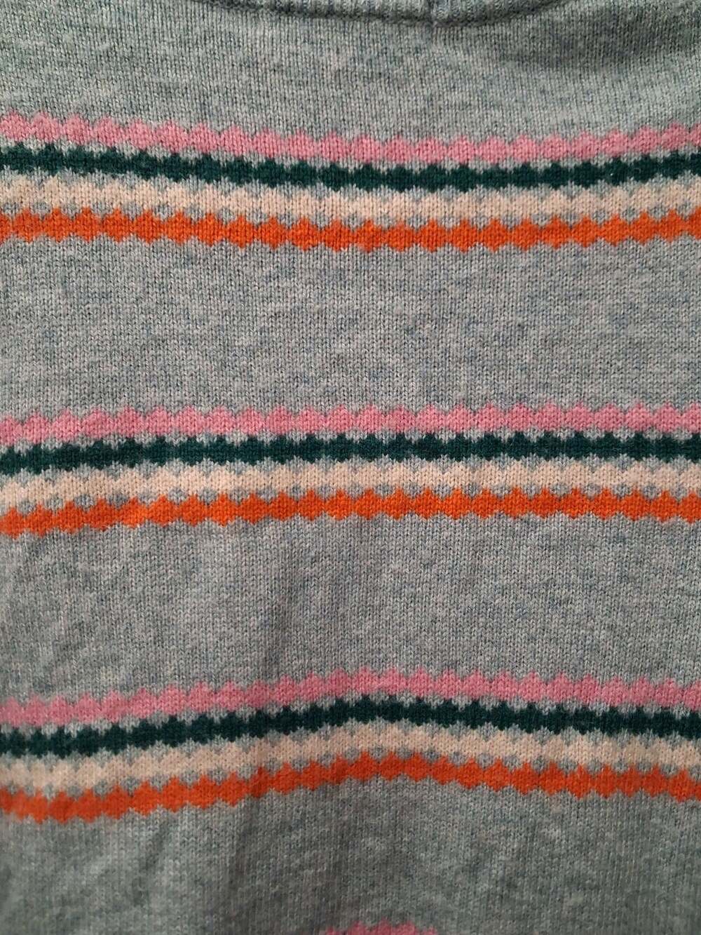 Boden Edie Fair Isle Cardigan Sweater in Blue - Picture 8 of 8